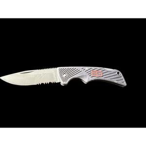 Gerber Bear Grylls Compact Stainless Steel Serrated Drop Point Folding Knife